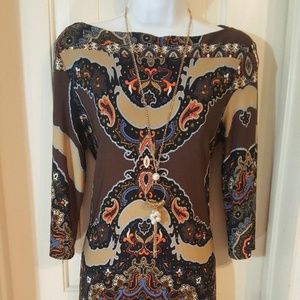 Brown Dress w Free Necklace